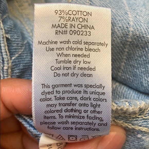 Pacsun pin stripe denim skirt Size 24 - Picture 4 of 4